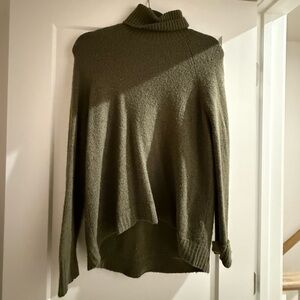 J. Crew Olive Green Turtleneck Sweater